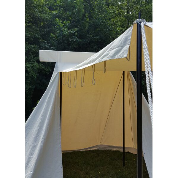 Schsisches Hndlerzelt, 4 x 2,5 m, 425 gsm, naturfarben