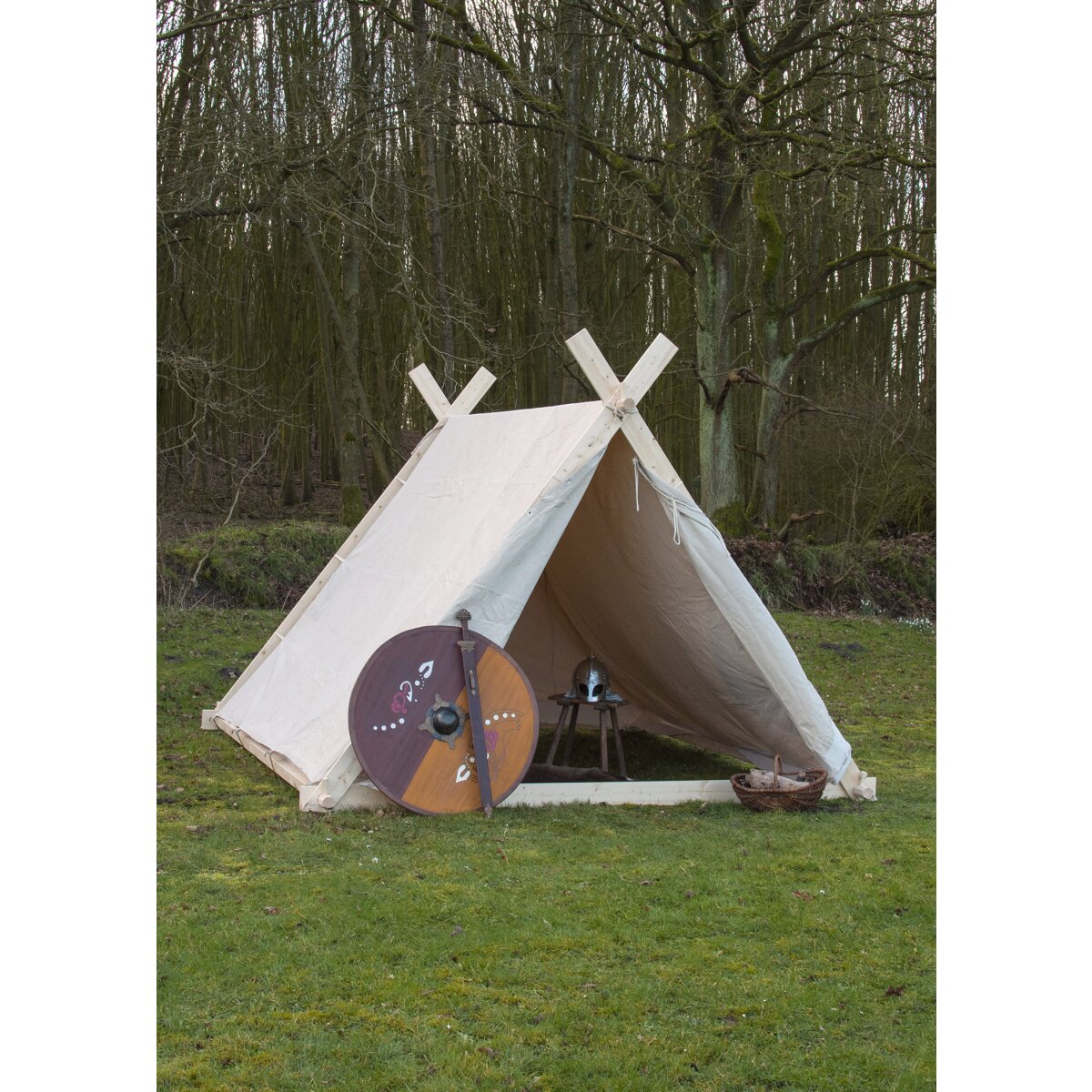 Tenda Viking, 2 x 2,3 x 1,8 m, 350 g/m², colore...