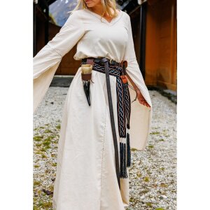 Viking belt black cotton, &quot;Elina&quot;