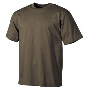 T-shirt dext&eacute;rieur, manches courtes, kaki, 170...
