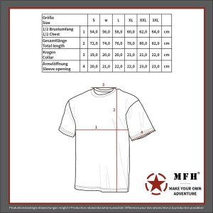 Outdoor T-Shirt, halbarm, HDT-camo FG, 170 g/m²