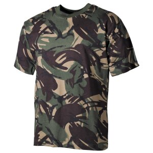 T-shirt dextérieur, demi-manches, DPM camouflage,...