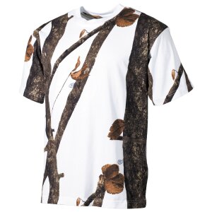 Outdoor T-Shirt, halbarm, hunter-snow, 170 g/m&sup2;