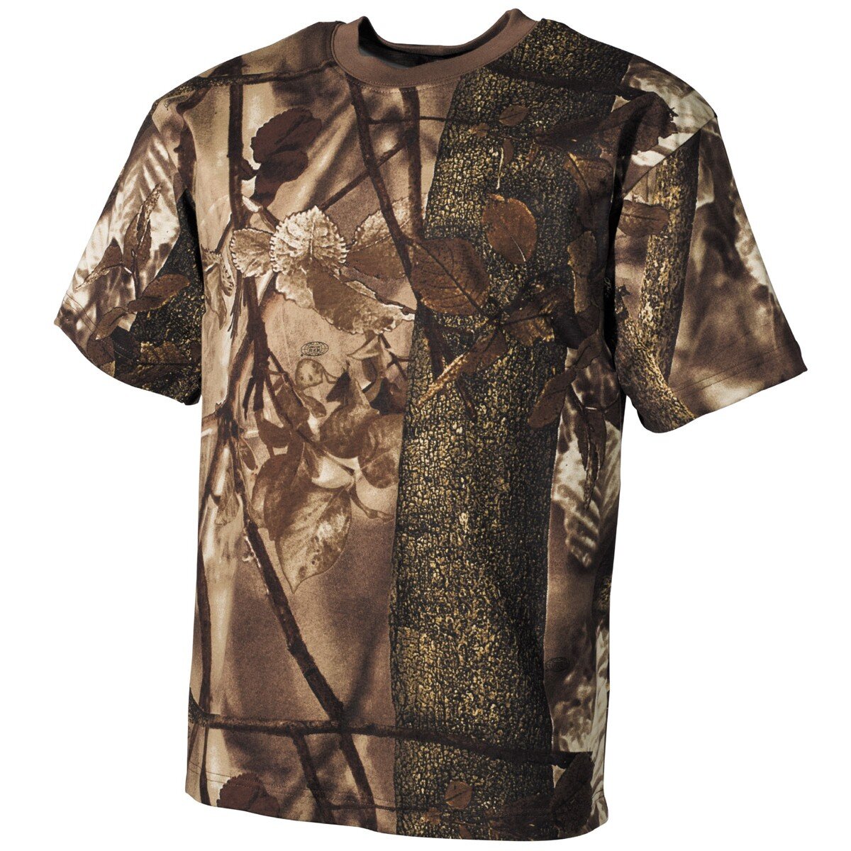 T-shirt outdoor, mezza manica, marrone hunter, 170...