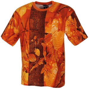 Outdoor T-Shirt, halbarm, hunter-orange, 170 g/m&sup2;