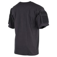 Outdoor T-Shirt, halbarm, schwarz, mit Ärmeltaschen