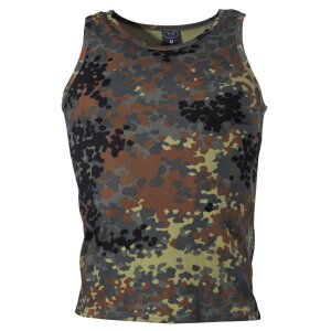 Outdoor Tarn Tank-Top, flecktarn, 170 g/m&sup2;