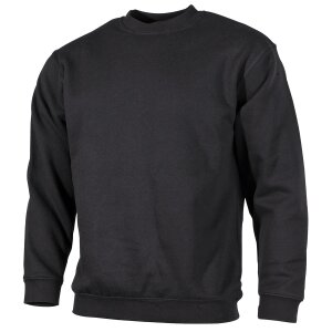 Sweatshirt,  340 g/m&sup2;, schwarz