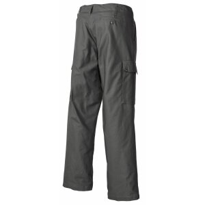 Bundeswehr pantalon moleskine, doublure thermique, kaki