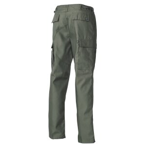 Pantalon US Army BDU, kaki, genoux et fessier...