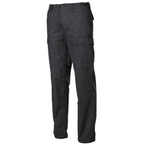 Pantalon US, BDU, Rip Stop, noir