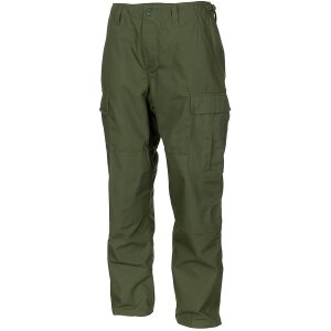 US Combat Pants BDU, Rip Stop, OD green
