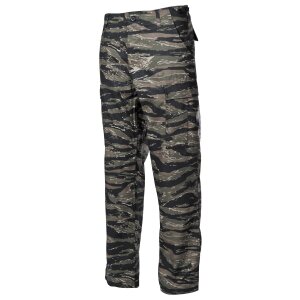 US Combat Pants BDU, Rip Stop, tiger stripe