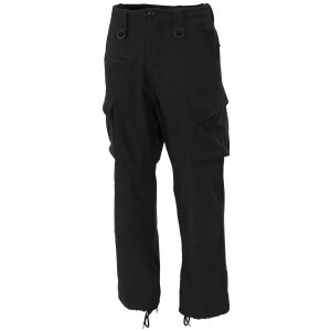 Soft Shell Pants, "Allround", black