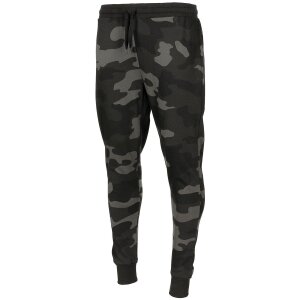 Tracksuit Pants, &quot;Jogger&quot;, dark camo