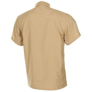 Outdoor Shirt, short-sleeved, khaki, microfibre