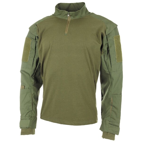 US Tactical Shirt, long-sleeved,  OD green