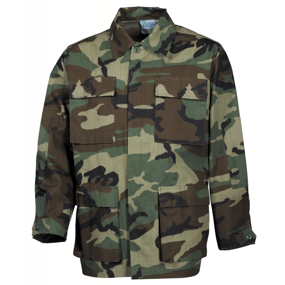 US BDU veste de campagne, Rip Stop, woodland