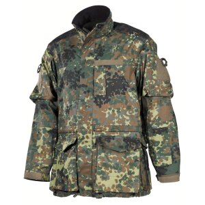 Bundeswehr Jacke Einsatz/&Uuml;bung, lang, flecktarn