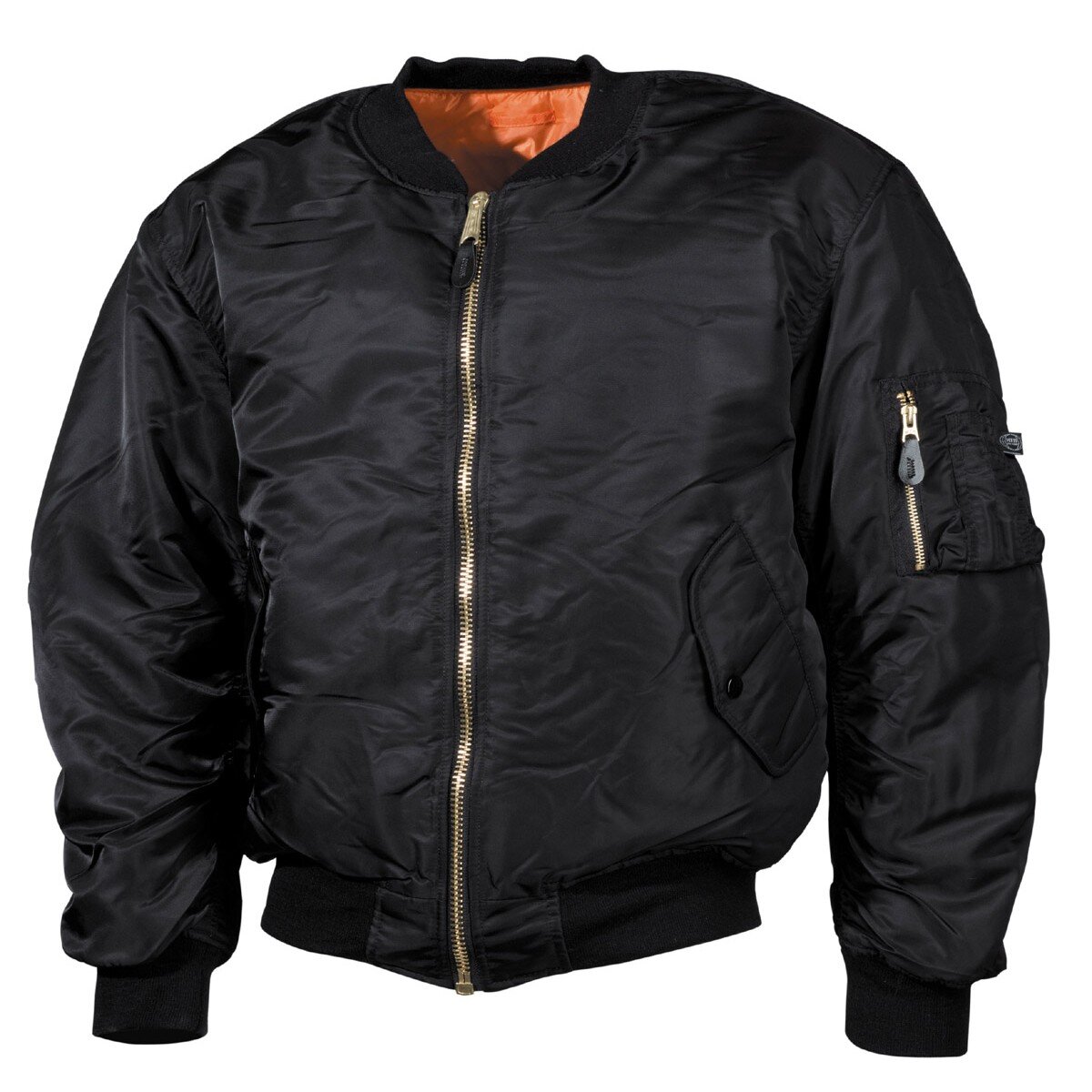 US blouson de pilote MA1, noir, grandes tailles