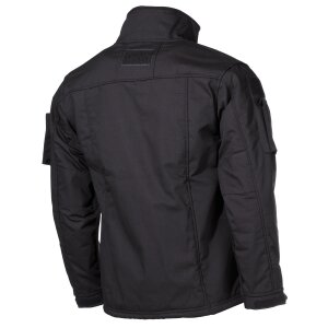 Trekking Fleece-Jacke, "Combat", schwarz