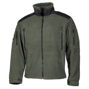 Fleece Jacket, "Heavy-Strike", OD green