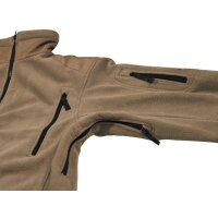 Trekking Fleece-Jacke, "Heavy-Strike", coyote tan