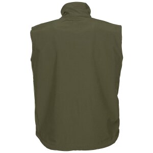 Soft Shell Vest, "Allround", OD green