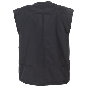 Outdoor Vest, black,  microfibre