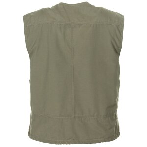 Gilet Outdoor, kaki, microfibre