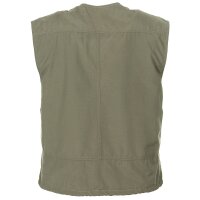 Outdoor Vest, OD green, microfibre