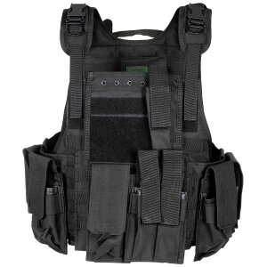 Vest, "Ranger", several pouches, black