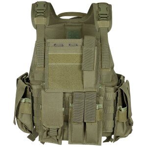 Vest, "Ranger", several pouches, OD green