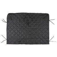 Poncho Liner (Comforter), black, ca. 210 x 150 cm