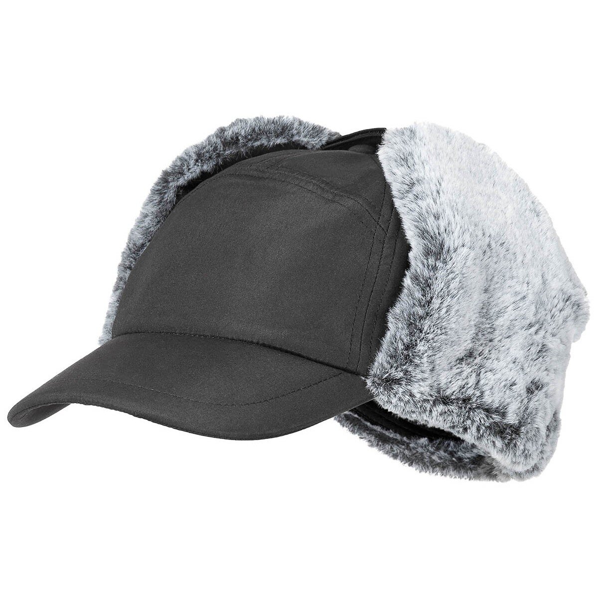 Winter Cap, "Trapper", black