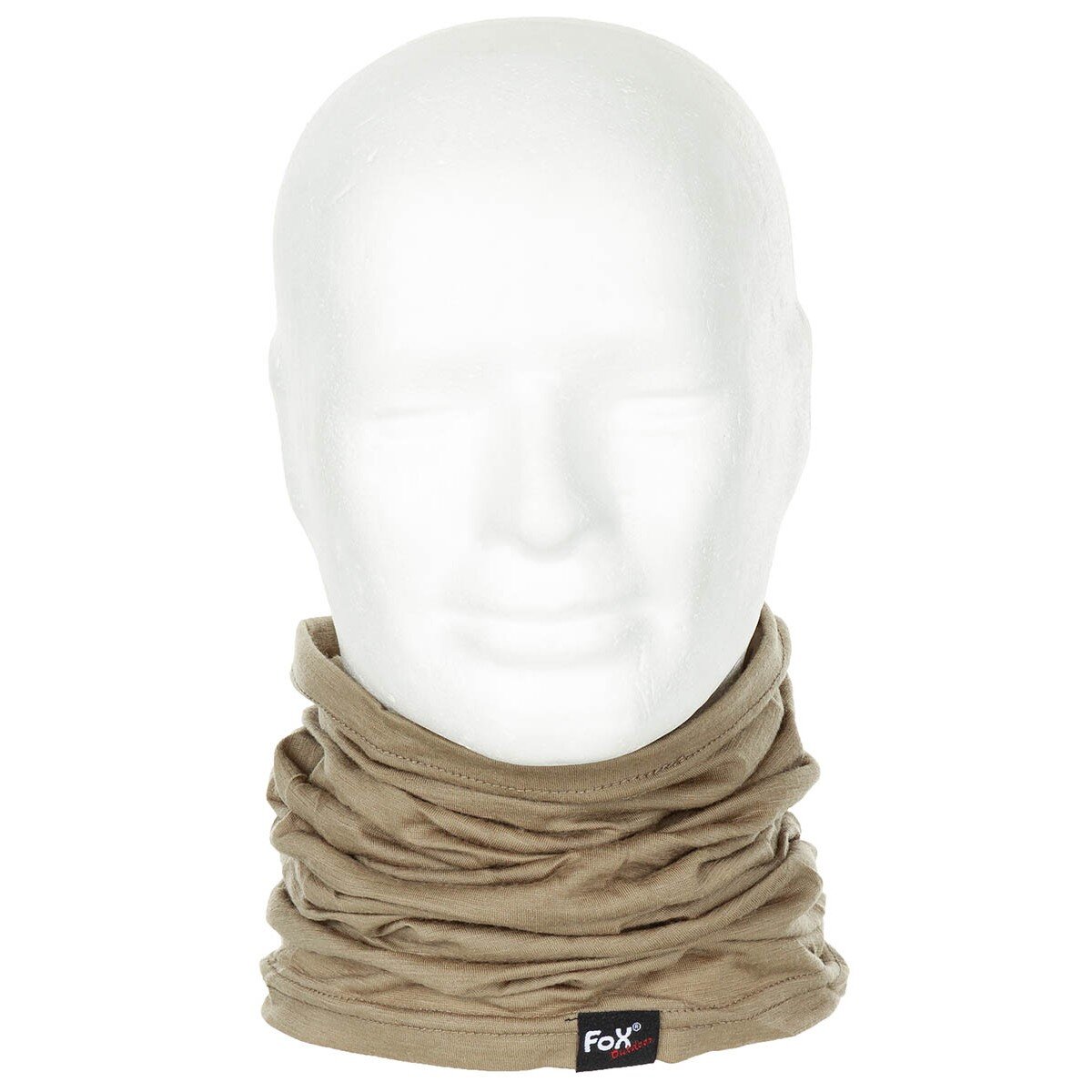 Neck Gaiter, "Merino Lite", coyote tan