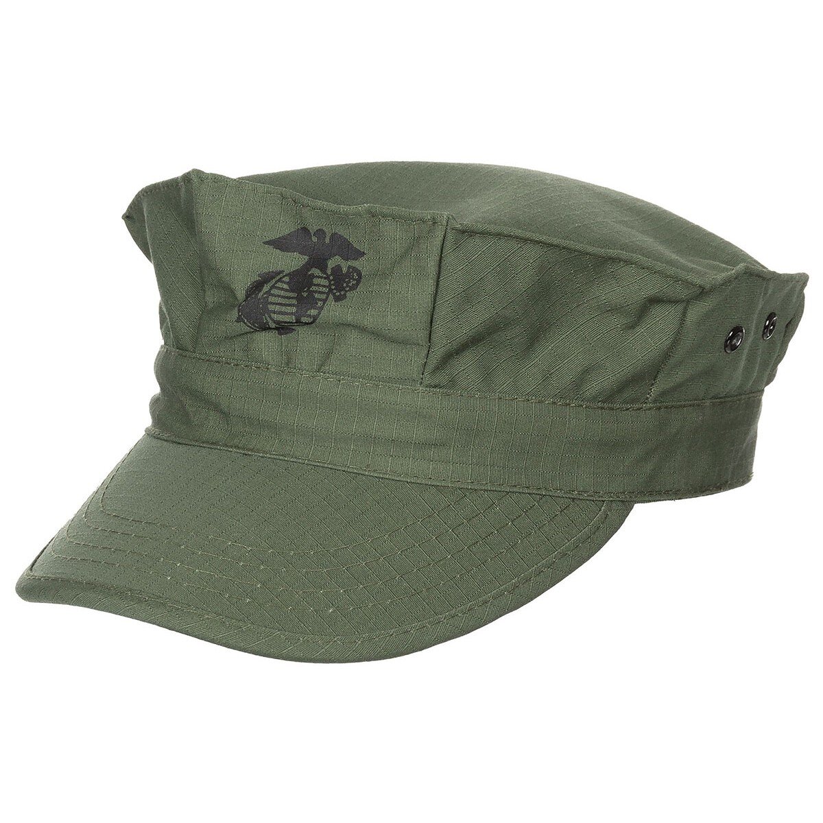 US Cap, "USMC", Rip Stop, oliv, Marine-Corps-Druck