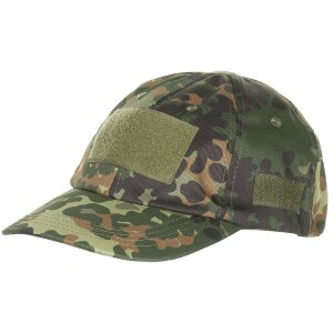 Operations Cap, with loop panels,  BW camo