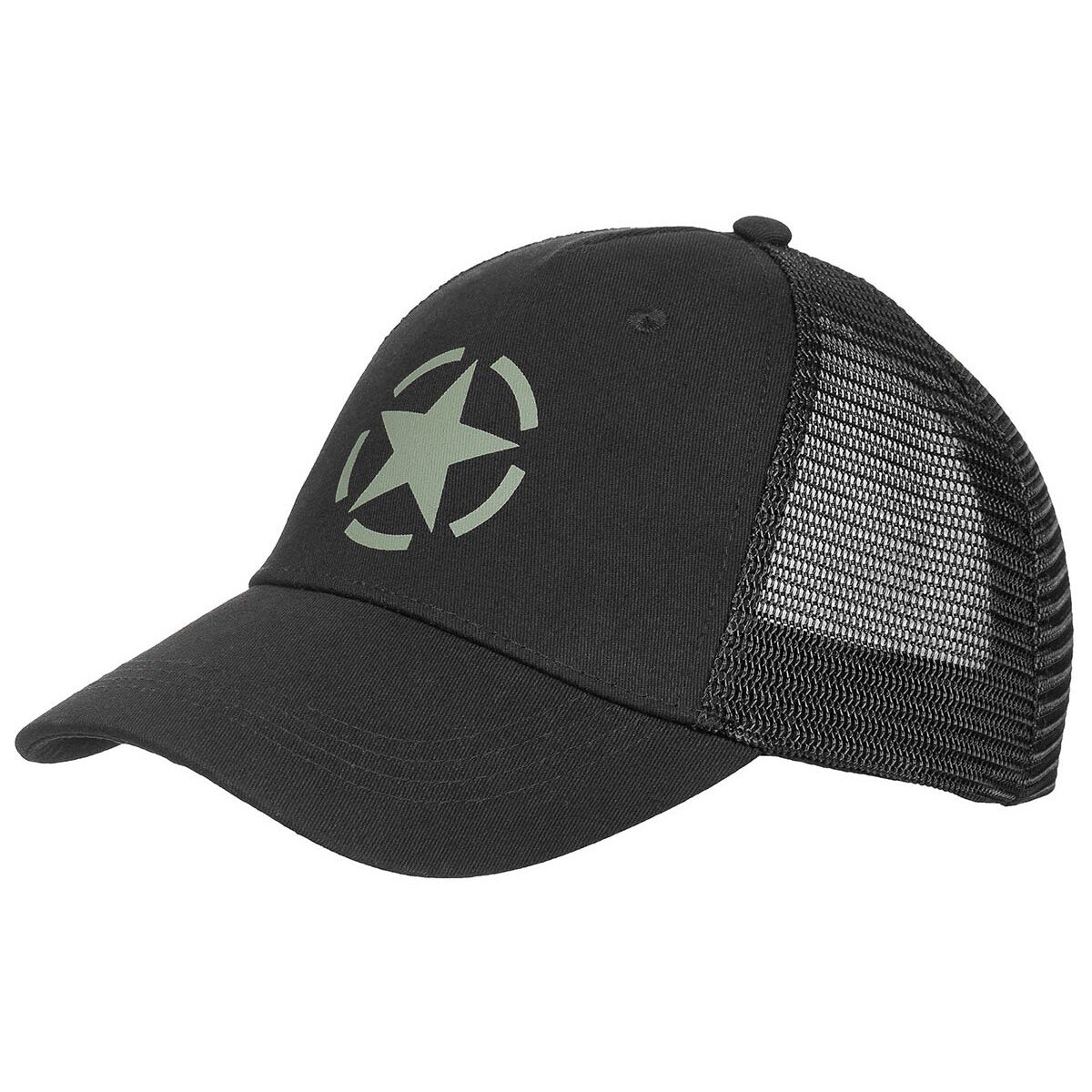 Trucker Cap, schwarz, größenverstellbar