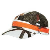 Cap, hunter-snow, orange Leuchtstreifen