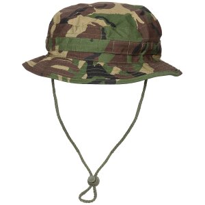 GB Bush Hat, chin strap, SF Boonie, DPM camo