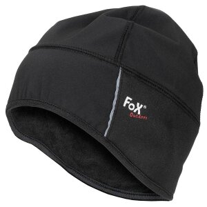 Hat, Soft Shell, black, water-, windproof