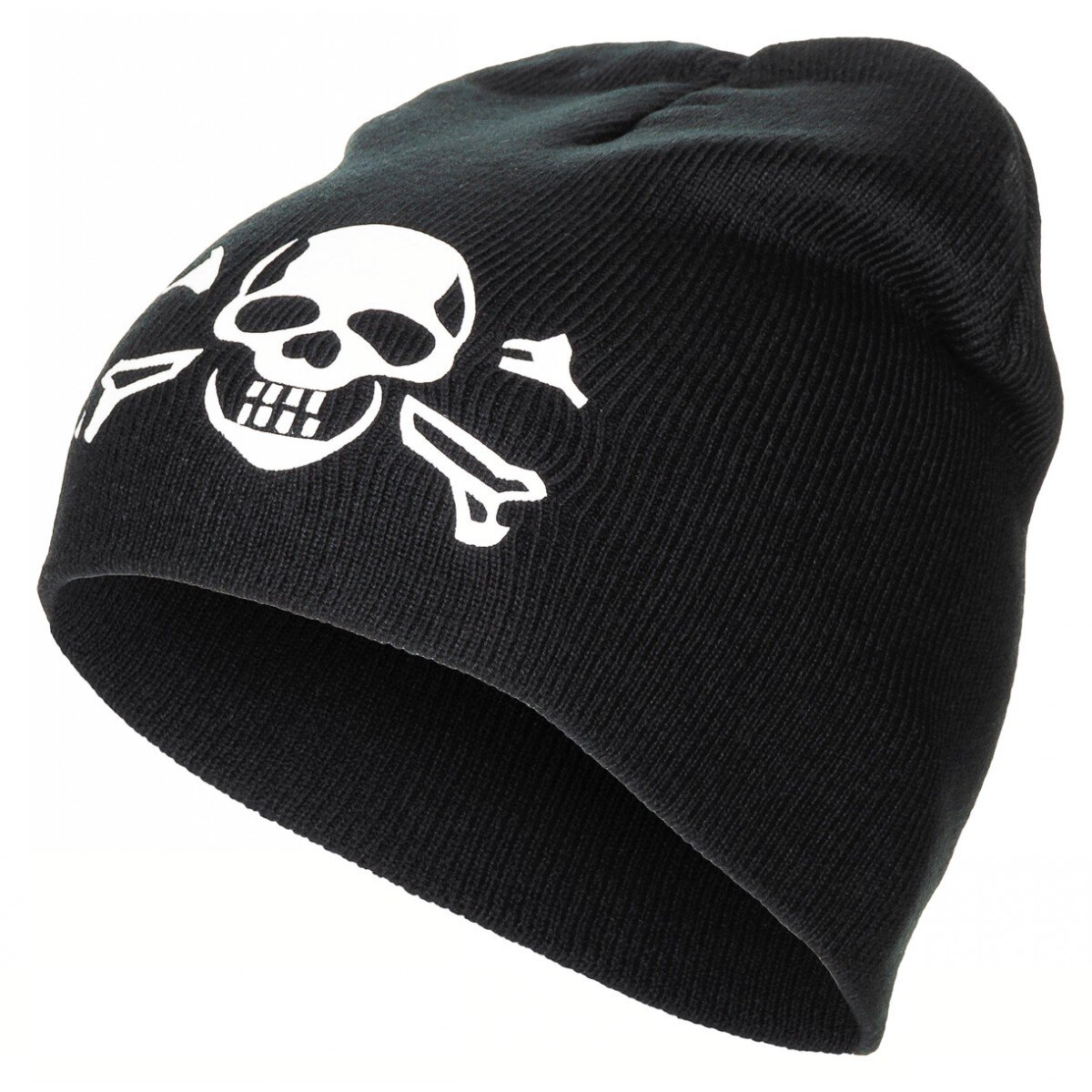 Strickmütze, "Beanie",schwarz, Totenkopf,...