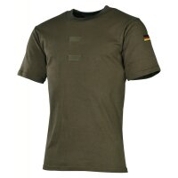 Bundeswehr Tropenunterhemd, oliv, Klett, Nationalitätsabzeichen