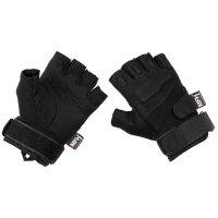 Tactical Gloves, "Pro", fingerless, black
