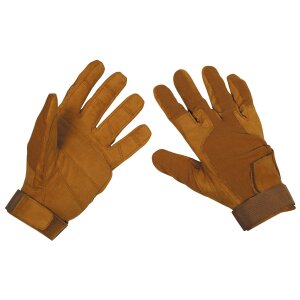 Gloves, "Stripes", coyote tan