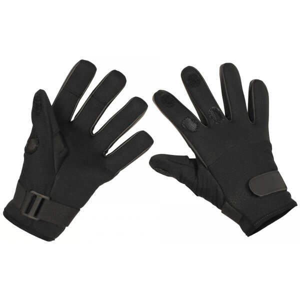 Gloves, "Mesh", Neoprene, black