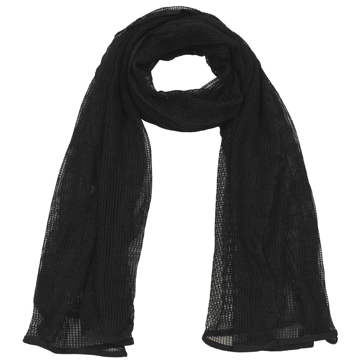 Mesh Scarf, black, ca. 190 x 90 cm