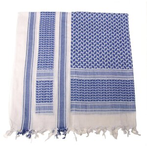 Scarf, "Shemagh",  blue-white