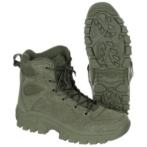 Boots, "Commando", OD green, ankle-high